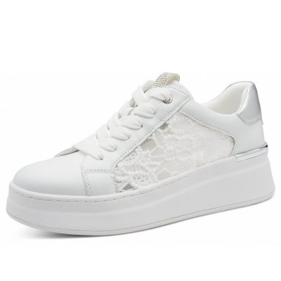 Marco Tozzi Wedding GMK eleganter Schnürer in white combi