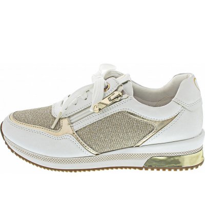 Marco Tozzi Sneaker in white-gold