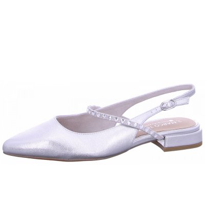 Marco Tozzi Sling Sandalette in 941 silver Marco Tozzi Sling Sandalette in 941 silver