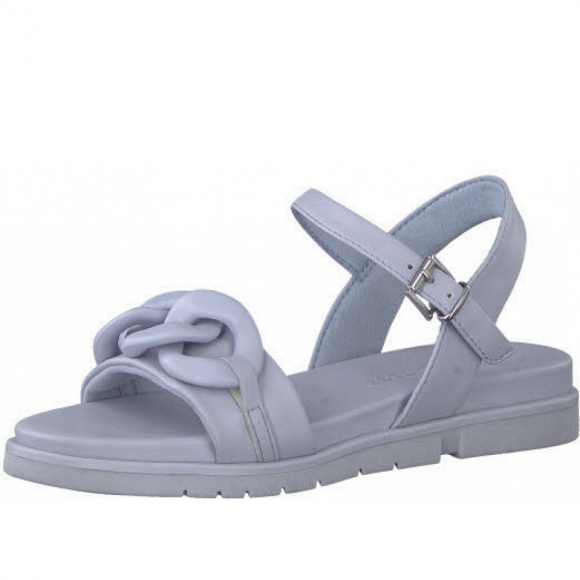 Marco Tozzi sandalette Sandalette in hellblau