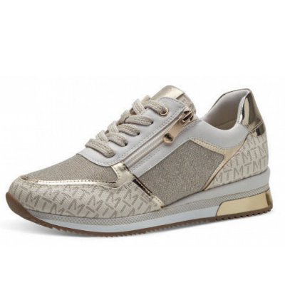 Marco Tozzi schn?rer Sneaker in beige-kombiniert Marco Tozzi schn?rer Sneaker in beige-kombiniert