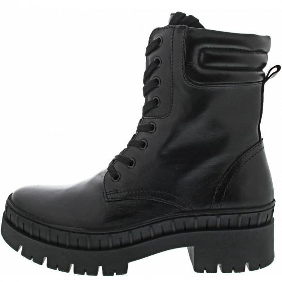 Marco Tozzi Schnürstiefelette in black