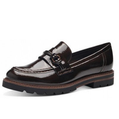 Marco Tozzi slippermodel 2470441 Slipper in dunkelbraun