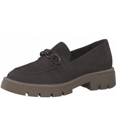 Marco Tozzi slippermodel 2470241 Slipper in dunkelbraun
