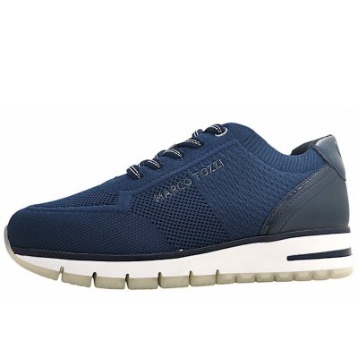 Marco Tozzi sportlicher Schnürer in navy 890