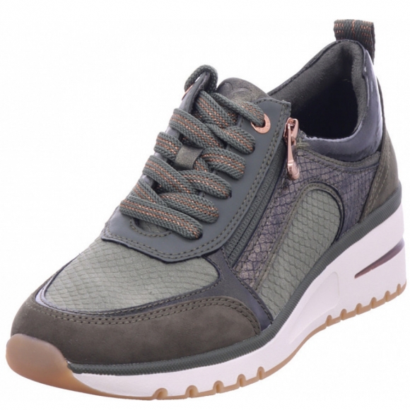 Marco Tozzi Keilsneaker in dunkel-grün