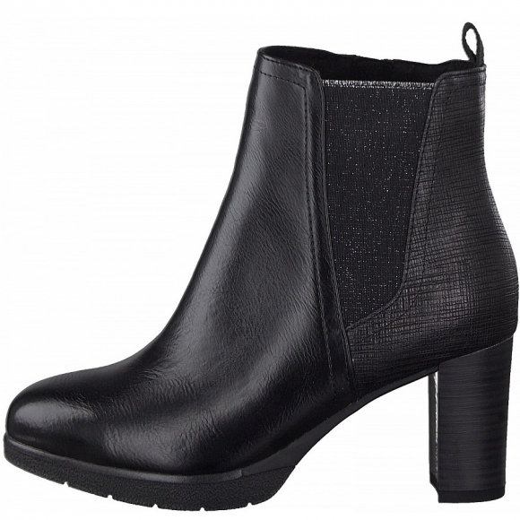 Marco Tozzi Stiefeletten in BLACK COMB