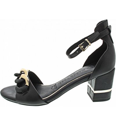 Marco Tozzi Sandalette in black-gold