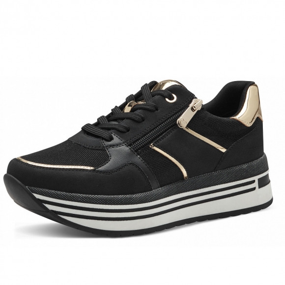 Marco Tozzi Sneaker in schwarz