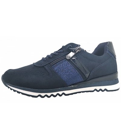 Marco Tozzi Schnürer in 888 dark navy comb.