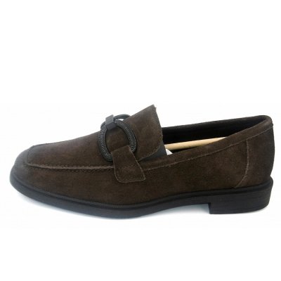 Marco Tozzi slipper Slipper in dunkelbraun