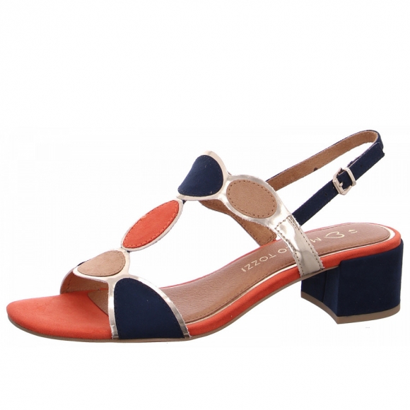 Marco Tozzi Riemchensandalette in 890 navy comb
