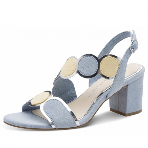 Marco Tozzi Sandale in lt.blue vanille