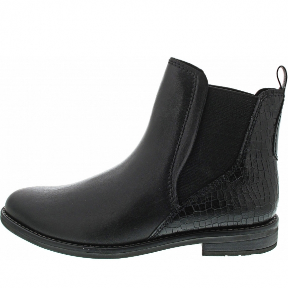Marco Tozzi Chelsea Boot in black comb