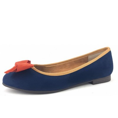 Marco Tozzi Ballerina in 828 Navy/Multi Marco Tozzi Ballerina in 828 Navy/Multi