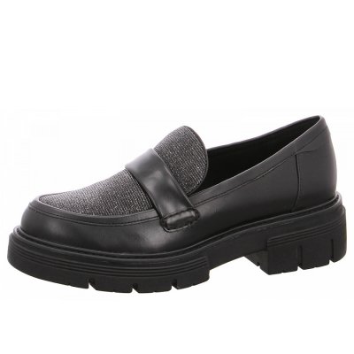 Marco Tozzi Slipper in 020 BLACK BRUSH CB