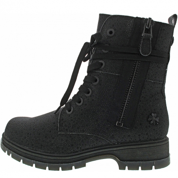 Marco Tozzi Stiefelette in black glitter