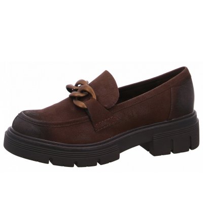 Marco Tozzi Slipper in 362 CAFE NUBUCK Marco Tozzi Slipper in 362 CAFE NUBUCK