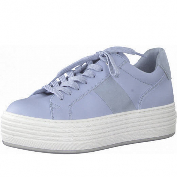 Marco Tozzi schn?rer Sneaker in hellblau