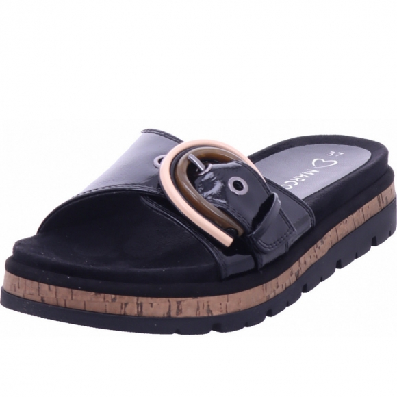 Marco Tozzi Pantolette in schwarz