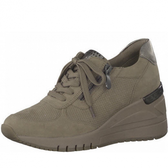 Marco Tozzi schnürer Sneaker in beige