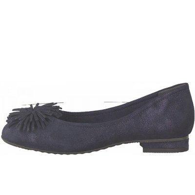 Marco Tozzi Ballerinas in NAVY METALLIC Marco Tozzi Ballerinas in NAVY METALLIC