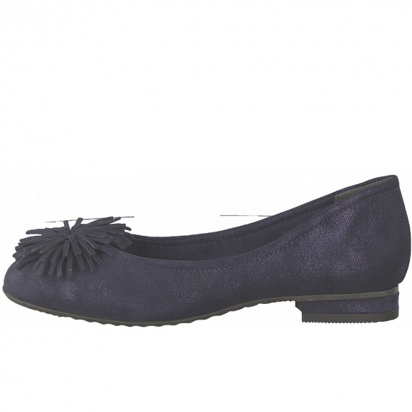 Marco Tozzi Ballerinas in NAVY METALLIC