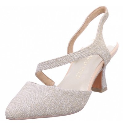 Marco Tozzi Sling Sandale in platin
