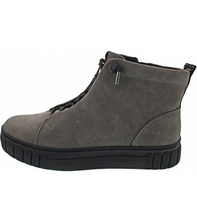 Marco Tozzi Schnürstiefel in dk grey comb Marco Tozzi Schnürstiefel in dk grey comb
