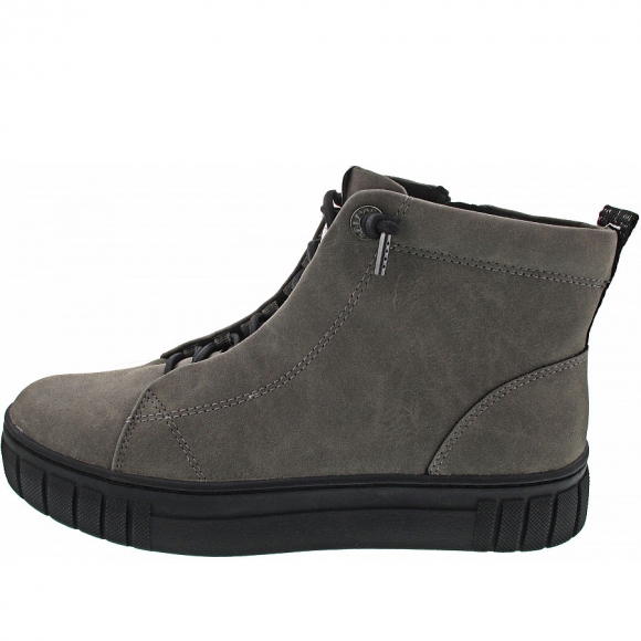Marco Tozzi Schnürstiefel in dk grey comb