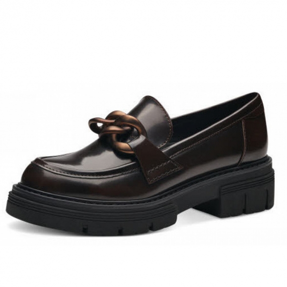 Marco Tozzi slippermodel 2470541 Slipper in dunkelbraun
