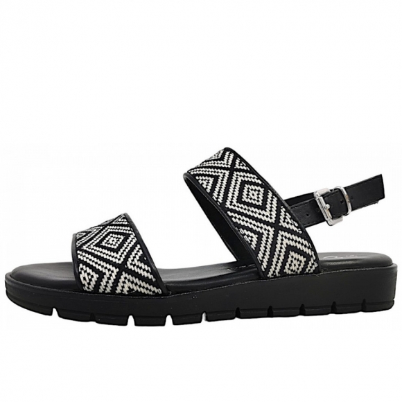 Marco Tozzi Sandale in 010 black/white