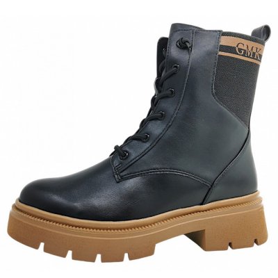 Marco Tozzi Schnürstiefel in black/nature 084 Marco Tozzi Schnürstiefel in black/nature 084