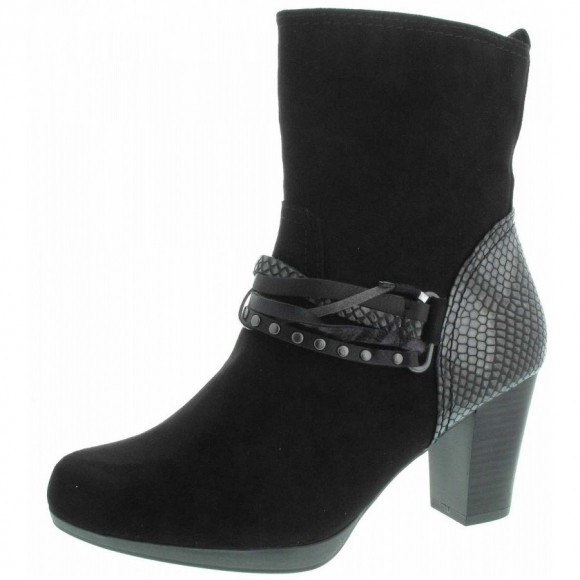 Marco Tozzi Stiefeletten in black combi