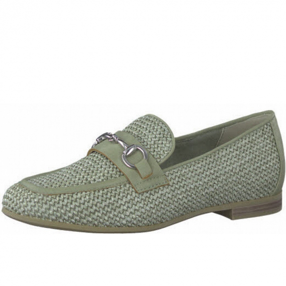 Marco Tozzi slipper Slipper in hellgrün