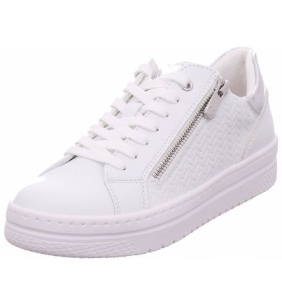 Marco Tozzi women lace-up Halbschuh in weiß