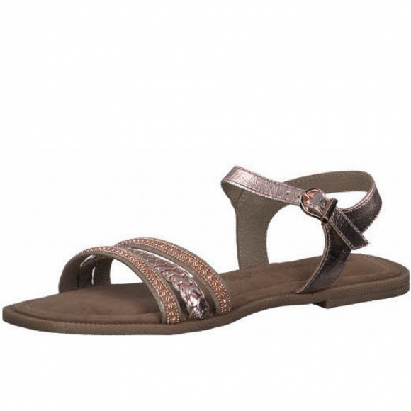 Marco Tozzi sandalette Sandalette in rosegold