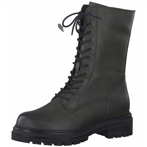 Marco Tozzi Schnürstiefel in olive