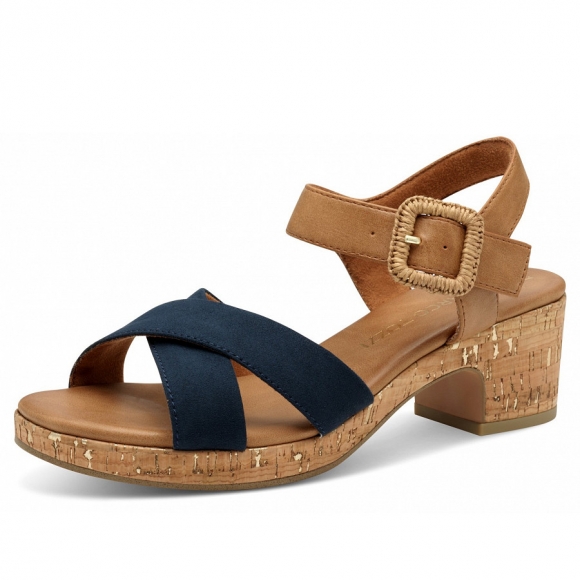 Marco Tozzi Sandalette in navy kombi