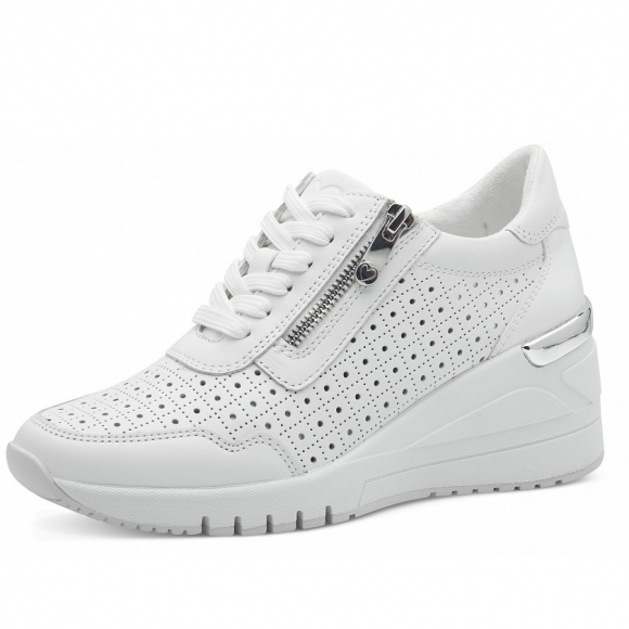 Marco Tozzi Keilsneaker in weiß