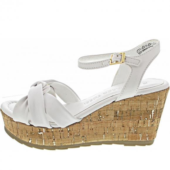 Marco Tozzi Keilsandalette in WHITE