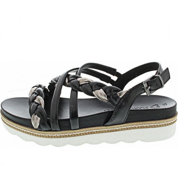 Marco Tozzi Sandale in black comb