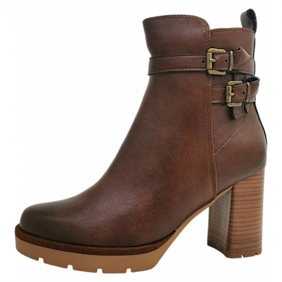 Marco Tozzi Stiefelette in cognac