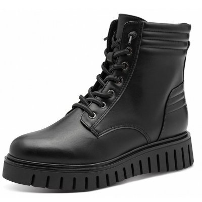 Marco Tozzi Schnürstiefel in schwarz Marco Tozzi Schnürstiefel in schwarz