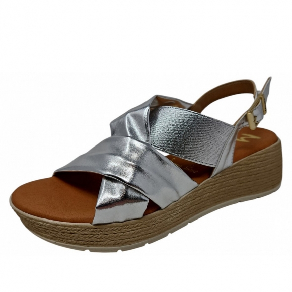 Marila Sandale in plata metalic
