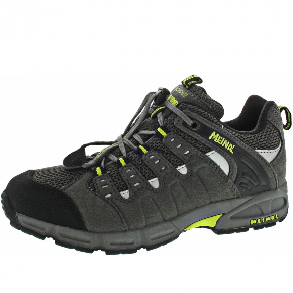 Meindl Snap Junior Nässeschutz Outdoor Schuhe in anthrazit/pistazie