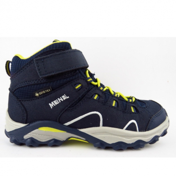 Meindl Lucca Junior MID GTX Wanderstiefel in nachtblau gelb