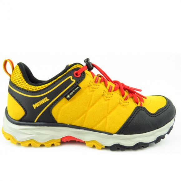 Meindl Ontario Junior GTX gelb Wanderschuh in gelb rot