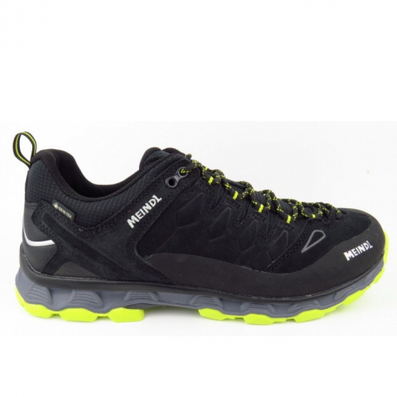 Meindl Lite Trail GTX Wanderschuh in schwarz lemon