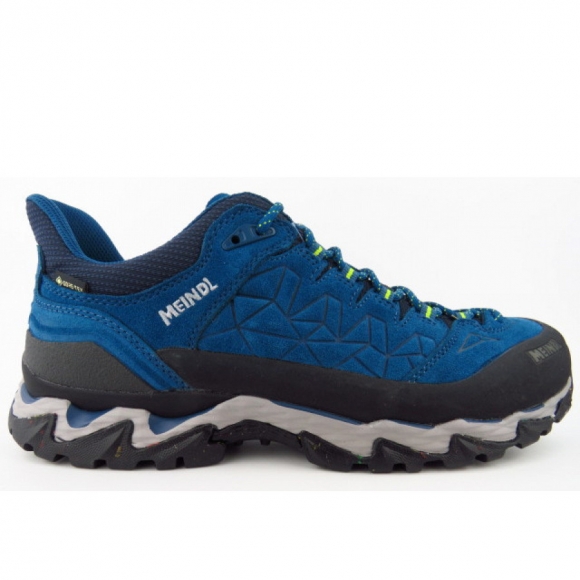 Meindl Sion GTX petrol Wanderschuh in petrol gelb